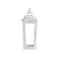 12.2" White Metal Lantern by Ashland®